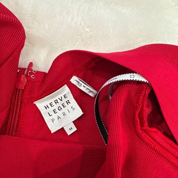 Herve Leger Bandage Mini Dress Size M - Picture 2 of 3